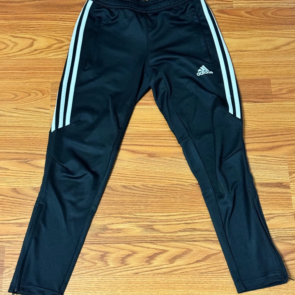 ⚠️Adidas Black Joggers with White Stripes⚠️